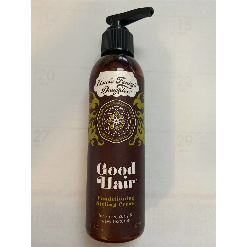 Uncle Funky's Daughter Good Hair Conditioning Styling Creme with Pump 6 oz